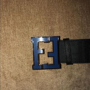 Authentic Fendi two-tone Gradient Belt